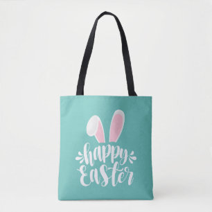 Einfache Niedliche Ohren glücklich Ostern   Traget Tasche