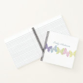 Einfache Niedliche Pastelle Botanische Natur Schme Notizblock (Innenseite)