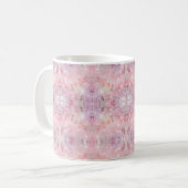 Einfache Niedliche Pink-Spinnennetze Kaffeetasse (Vorderseite Links)
