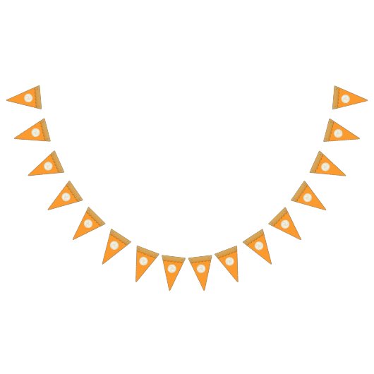 Einfache Niedliche Pumpkin Pie Herbst Erntedank Wimpelkette (Alle)