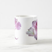 Einfache niedliche Rosa Blütenblüte, individuell e Kaffeetasse (Mittel)