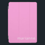 Einfache Niedliche Rosa Solid Color Personalisiert iPad Pro Cover<br><div class="desc">Einfache Niedliche rosa,  Personalisierte Farbe iPad Pro Abdeckung</div>