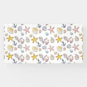 Einfache Niedliche Strandgestaltung Banner