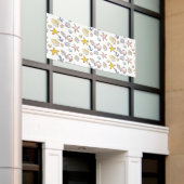 Einfache Niedliche Strandgestaltung Banner (Äußeres Gebäude)