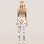 Einfache Niedliche Strandgestaltung Capri Leggings (Vorderseite)