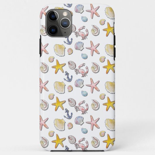 Einfache Niedliche Strandgestaltung Case-Mate iPhone Hülle (Rückseite)
