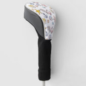 Einfache Niedliche Strandgestaltung Golf Headcover (angewinkelt)