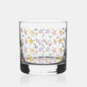 Einfache Niedliche Strandgestaltung Whiskyglas (Rechts)