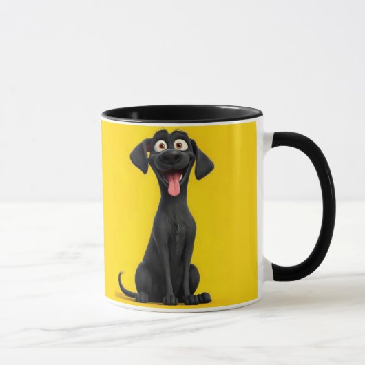Einfache Niedliche Tasse für Hunde - Ein Geschenk (Rechts)
