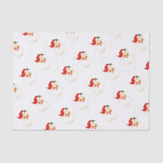 Einfache Niedliche Vintage Weihnachtszeit Seidenpapier (Vorderseite)