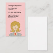 Einfache Niedliche Visitenkarten Visitenkarte (Vorne/Hinten)