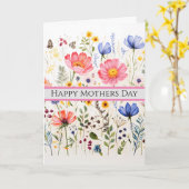 Einfache Niedliche Wildblume geklappte Grußkarte Karte (Gelbe Blume)