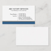 Einfache Notar-Visitenkarten Visitenkarte (Vorne/Hinten)