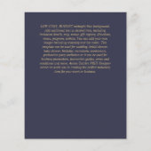 Einfache Nuestra BODA Spanischer Hochzeitstext nur (Rückseite)