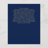 Einfache Nuestra BODA Spanischer Hochzeitstext nur (Rückseite)