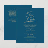 Einfache Nuestra BODA Spanischer Hochzeitstext nur (Vorne/Hinten)