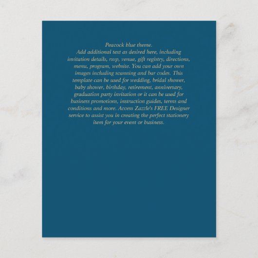 Einfache Nuestra BODA Spanischer Hochzeitstext nur (Rückseite)