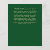 Einfache Nuestra BODA Spanischer Hochzeitstext nur (Rückseite)