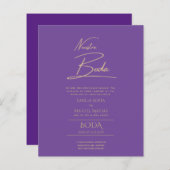 Einfache Nuestra BODA Spanischer Hochzeitstext nur (Vorne/Hinten)