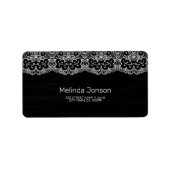 Einfache Oberfläche Adressaufkleber (Vorne)