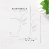 Einfache Off-White-Leaf-Ohrring-Display-Karten (Schreibtisch)