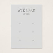 Einfache Ohrkarte (Vorderseite)