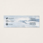 Einfache Ohrkarte für Aquarellbilder (Rückseite)