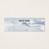 Einfache Ohrkarte für Aquarellbilder (Vorderseite)