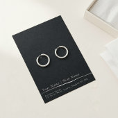 Einfache Ohrring-Display-Karte