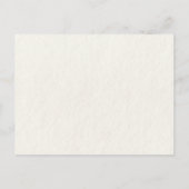 Einfache Olive-Zweigstelle Einladungspostkarte (Rückseite)