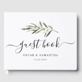 Einfache Olive-Zweigstelle Gästebuch (Vorderseite)