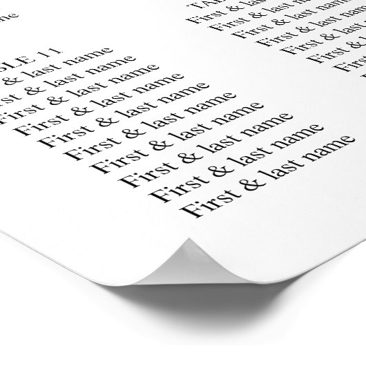 Einfache Olive-Zweigstelle Poster (Ecke)