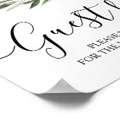 Einfache Olive-Zweigstelle Poster (Ecke)