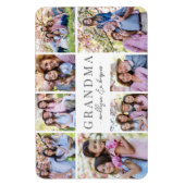 Einfache Oma-FotoCollage Magnet (Vertikal)