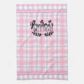 Einfache Oma's Sweet Leckereien Kariert Küchentüch Geschirrtuch (Vertikal)