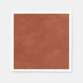 Einfache, orange farbbearbeitbare Wasserfarbe Serviette (Vorderseite)