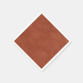 Einfache, orange farbbearbeitbare Wasserfarbe Serviette (Ecke)