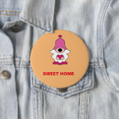 EINFACHE ORANGE GENOME SWEET ZUHAUSE MAGNET BUTTON (Beispiel)