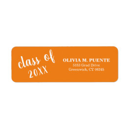 Einfache Orange Moderner Abschluss