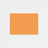 Einfache Orange Post-it Klebezettel (Vorderseite)