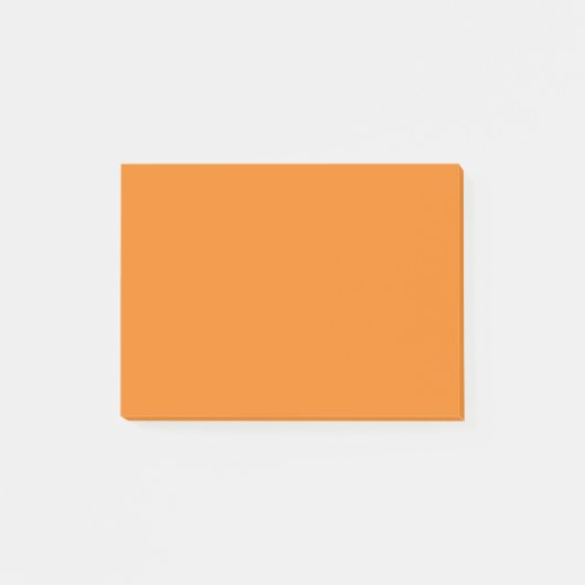 Einfache Orange Post-it Klebezettel (Vorderseite)
