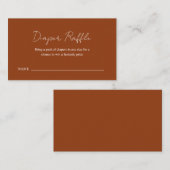 Einfache Orangefarbene Halloween-Windschutzscheibe Begleitkarte (Vorne/Hinten)