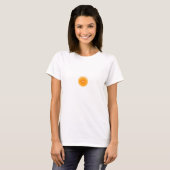 Einfache Orangenfrucht T-Shirt (Vorne ganz)