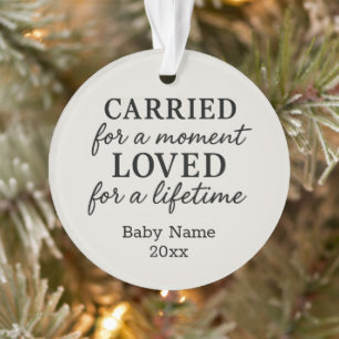 Einfache Ornament für Baby-Loss-Gedächtnis