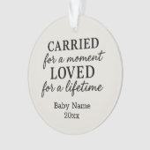 Einfache Ornament für Baby-Loss-Gedächtnis (Vorderseite)