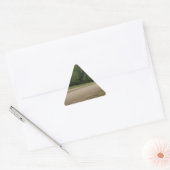 Einfache Orte Dreieckiger Aufkleber (Umschlag)