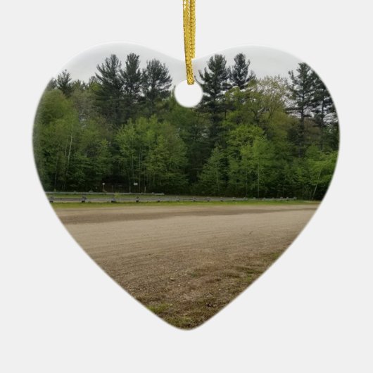 Einfache Orte Keramik Ornament (Vorne)