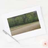 Einfache Orte Rechteckiger Aufkleber (Umschlag)