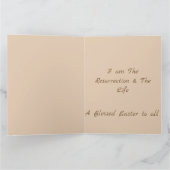 Einfache orthodoxe Osterkarte Karte (Innenseite)