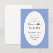 Einfache Oval Osterfeier oder Hochzeit nach Maß Einladung (Vorne/Hinten)